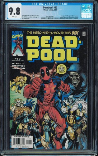 Deadpool cgc 8 bianco - 9.8,