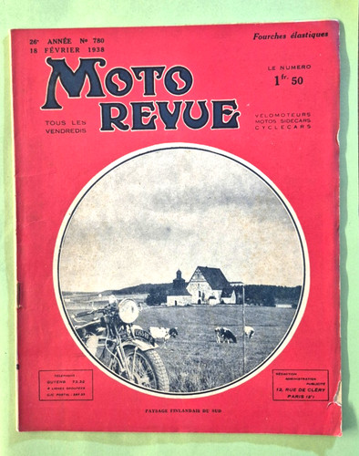Moto revue 780 1938 - revue, ;