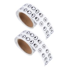  2 Rolls Occhietti Mobili Adesivi Per Adesivo Bambini Dei Cartoni Animati