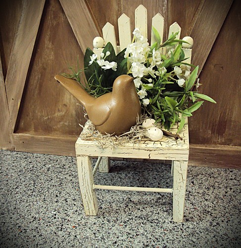 Poltrona legno nido - , uccelli