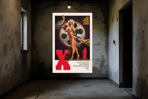 Poster stampa film horror - x,