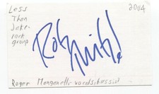 Roger Lima Signed 3x5 Index