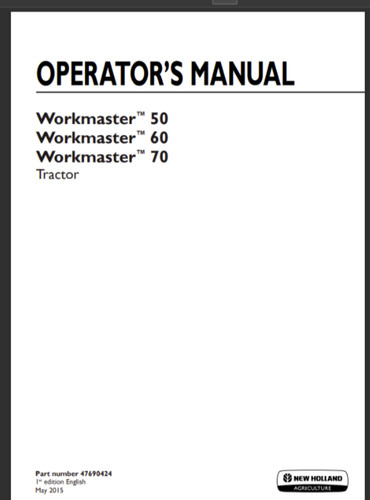 New holland workmaster 60 - new,