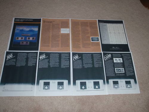 Phase linear series - series, amps