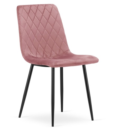 Sedia torino velluto rosa - rosa, /