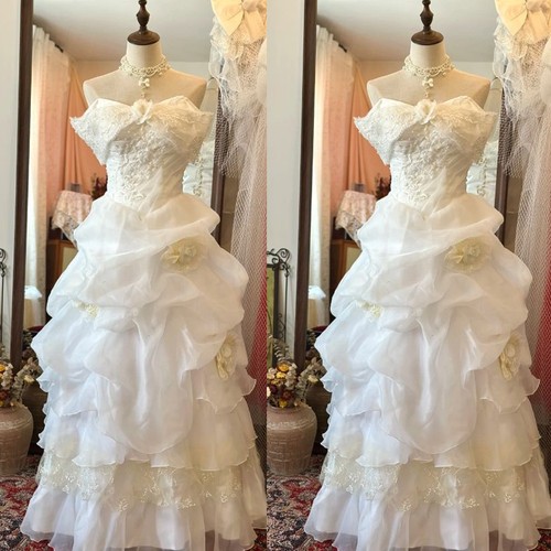 Abito sposa senza spalline - da,