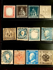 LOTTO N.5 - ANTICHI STATI ASI STOCK FRANCOBOLLI NAPOLI TOSCANA SARDEGNA SICILIA