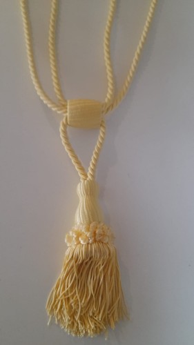Reggi tenda stoffa giallo - tenda,
