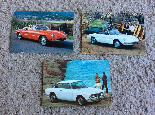 Cartoline alfa romeo spider - cartoline,