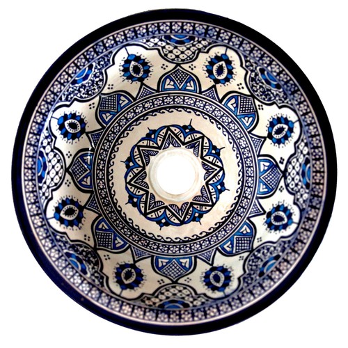Lavabo marocchino dipinto - lavabo,