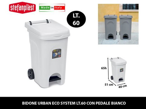 Pattumiera bidone rifiuti - pattumiera, 60