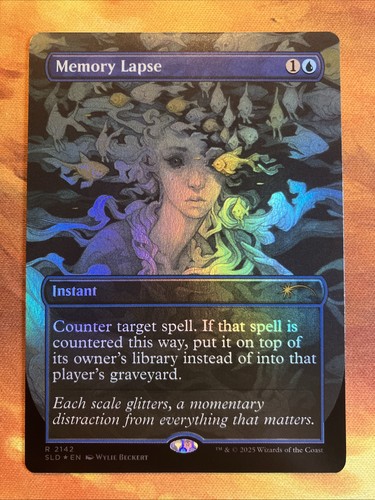Mtg foil borderless memory - foil,