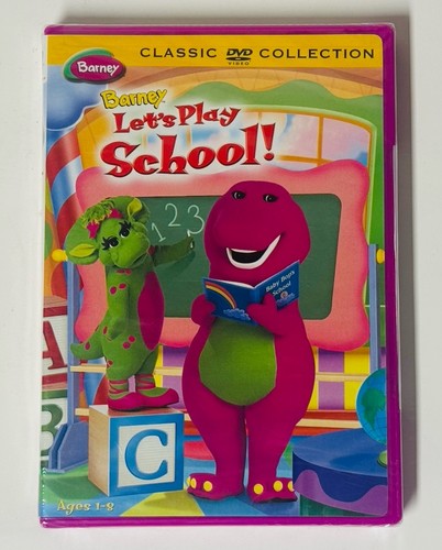 Barney let play school dvd - let's,