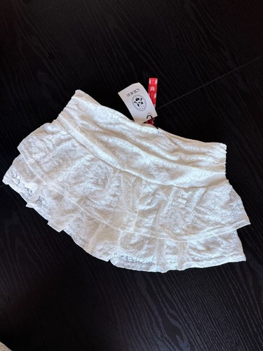Minigonna con volant pizzo - minigonna,