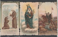 TRE  SANTINI ORIGINALI D'EPOCA  PRIMI '900 - FOTO - MF129238