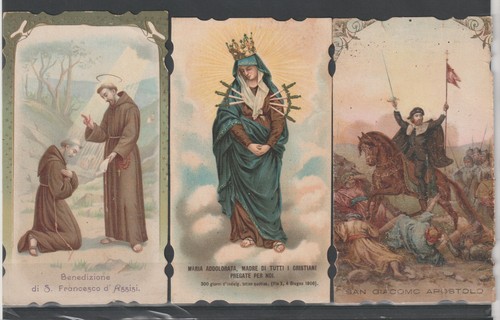 Tre santini originali epoca - , d'epoca