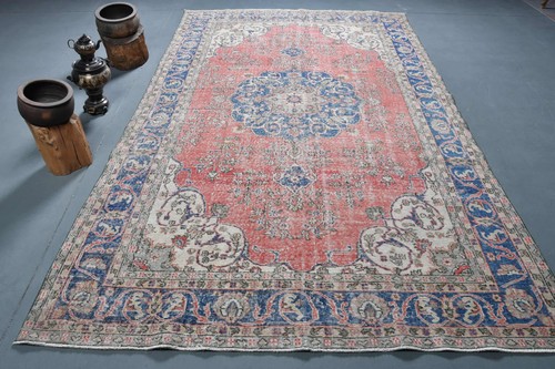 Tappeto vintage turco oversize