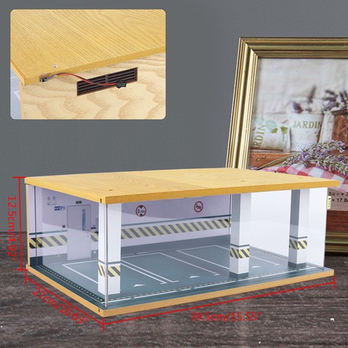 Scale car garage model - scale,