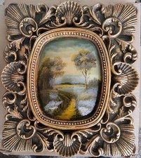 quadro dipinto OLIO su tavolo