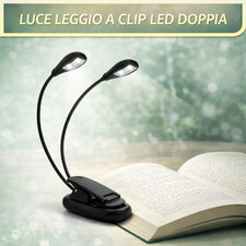 LUCE LEGGIO A CLIP LAMPADA