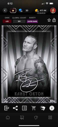 Digital topps wwe slam - wwe, 2020