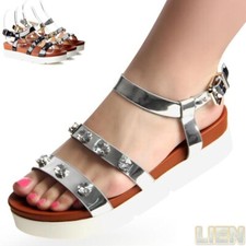 Sandali Da Donna Plateau Con