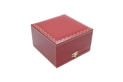 Cartier scatola pelle rossa - cartier, in
