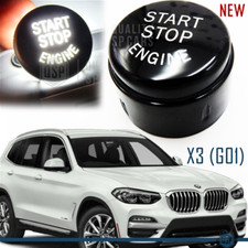 PULSANTE start stop NERO PER Bmw SERIE X3 ( G01 ) TASTO ACCENSIONE msport tuning
