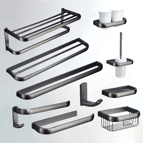 Set accessori bagno quadrato
