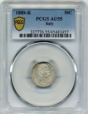 1889-R 50 Centesimi Italy