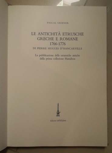 Antichita etrusche greche - etrusche,