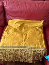 Copriletto Vintage Dorato, Matrimoniale, Materiale Setoso