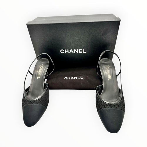 Chanel slingback décolleté
