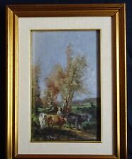 VECCHIO QUADRO DIPINTO AD OLIO FIRMATO