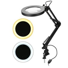 Lente 5 Diottrie Lampada d'ingrandimento, 8W Lampada da Tavolo a LED con (y3P)