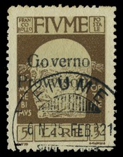 ITALY ITALIA FIUME 1921