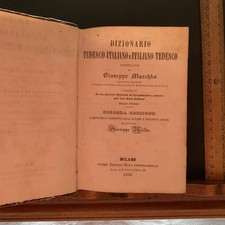 DIZIONARIO TEDESCO -ITALIANO