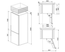 Smeg RC20XNC Frigorifero