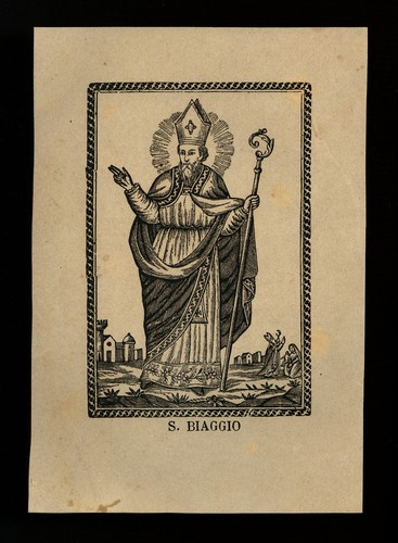 Santino stampa popolare 1800 - popolare,