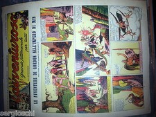 L'AVVENTUROSO-ANNO 2° n° 40 - 14  luglio 1935-edizione NERBINI -ORIGINALE