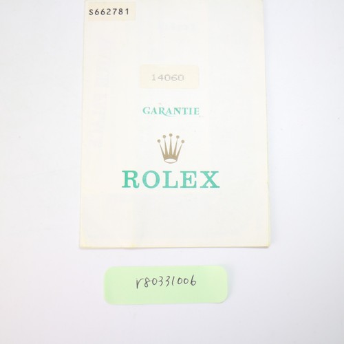 Rolex 14060 submariner watch - rolex,