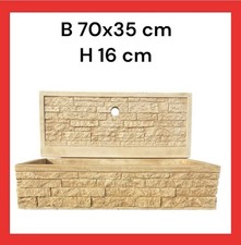 Lavandino Lavabo Lavello In Cemento E Polvere Di Marmo Per Esterno