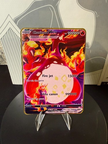 Carta charizard vmax 999hp - charizard,