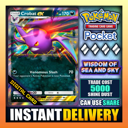 Pokemon tcg pocket crobat ex - pokemon,
