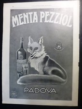 VTG - PUBBLICITA' EDITORIALE - MENTA PEZZIOL - PADOVA - 1923