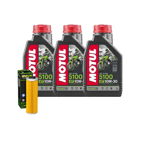 Kit tagliando olio motul 5100 - motul,