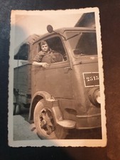 Fotografia Foto Militare con Camion VINTAGE (FT109)