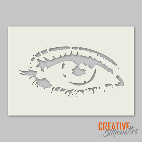 Stencil occhi pop art - stencil,