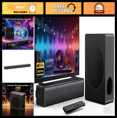 Soundbar 100w con subwoofer - soundbar,