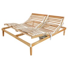 Rete a Doghe Legno 160x190